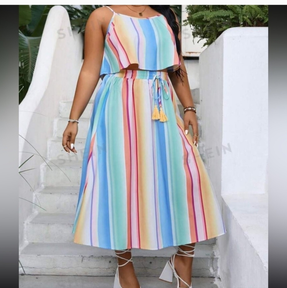 New! Fun top and skirt set size 12 0X